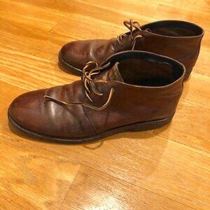 Men's Brown Leather Ankle Boots